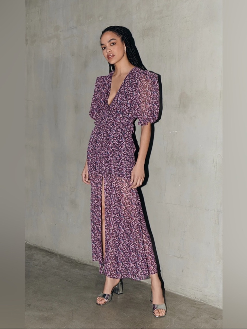 Saylor Blossom Midi Dress
